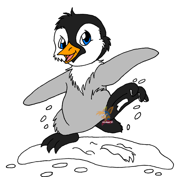 615x600 Happy Feet Mumble By Amandaxter - Happy Feet Sketch