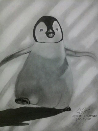320x427 Happyfeet Drawings On Paigeeworld. Pictures Of Happyfeet - Happy Feet Sketch