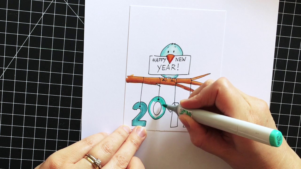 1280x720 Happy New Year Sketch - Happy New Year Sketch