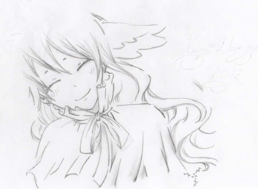 900x661 Happy New Year Sketch By Maid Sama Neko - Happy New Year Sketch