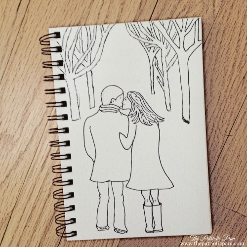 500x500 The Patriotic Pam... Happy Valentines Day - Happy Valentine Day Sketch