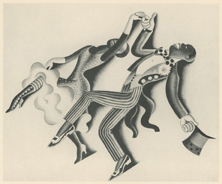 436x362 Miguel Covarrubias Negro Drawings 1927 - Harlem Sketch