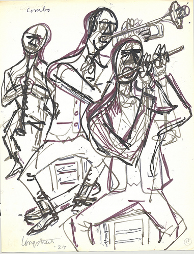 381x500 Stephen Longstreet Harlem Sketch Books Beinecke Rare Book - Harlem Sketch