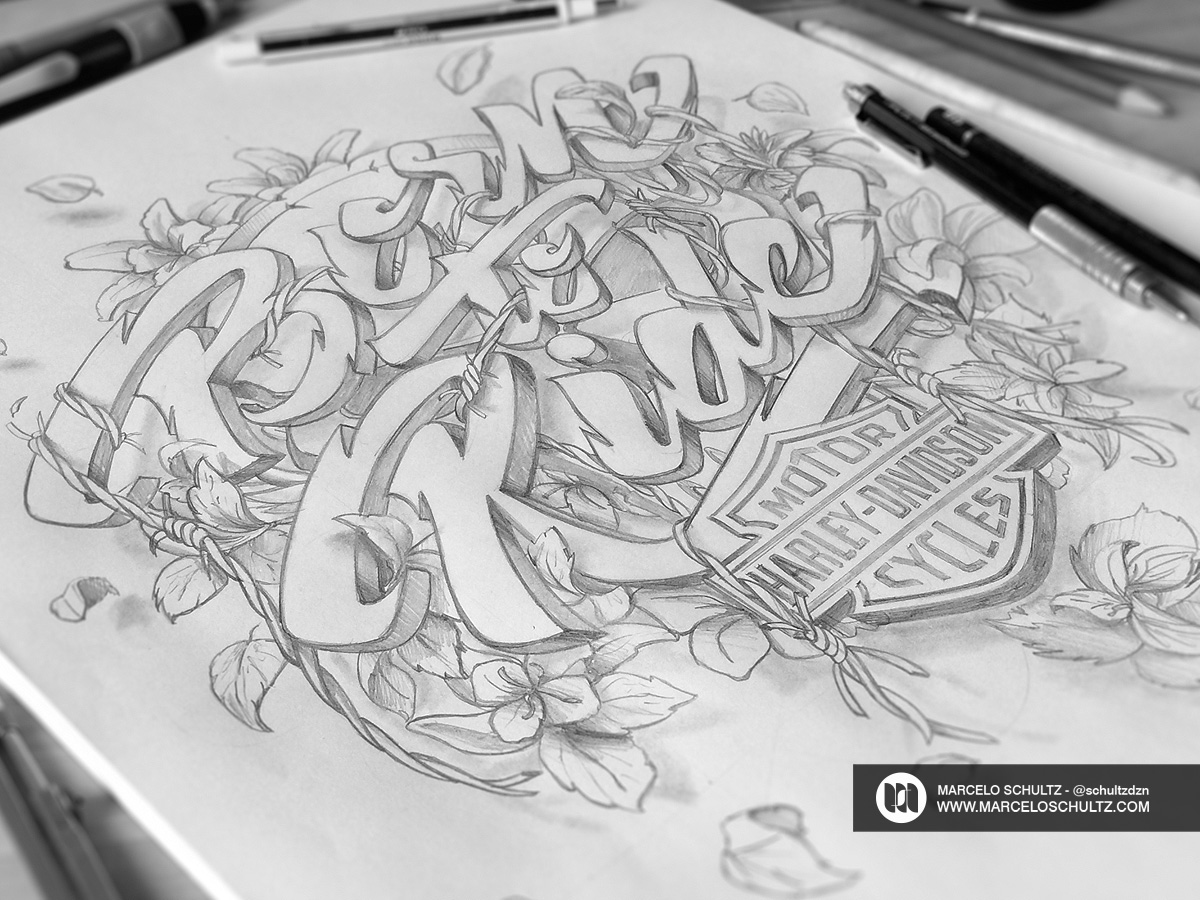 1200x900 Harley Davidson Designs On Behance - Harley Davidson Logo Sketch