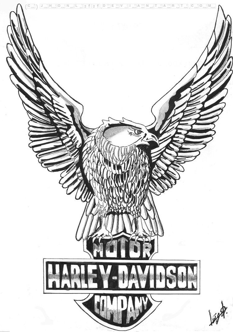750x1066 Harley Davidson Logo Line Drawing I Like This! Motorcycle - Harley Davidson Logo Sketch