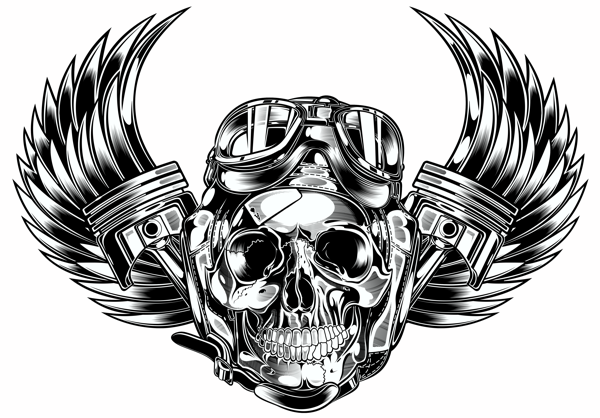 600x418 Dvicente - Harley Davidson Logo Sketch