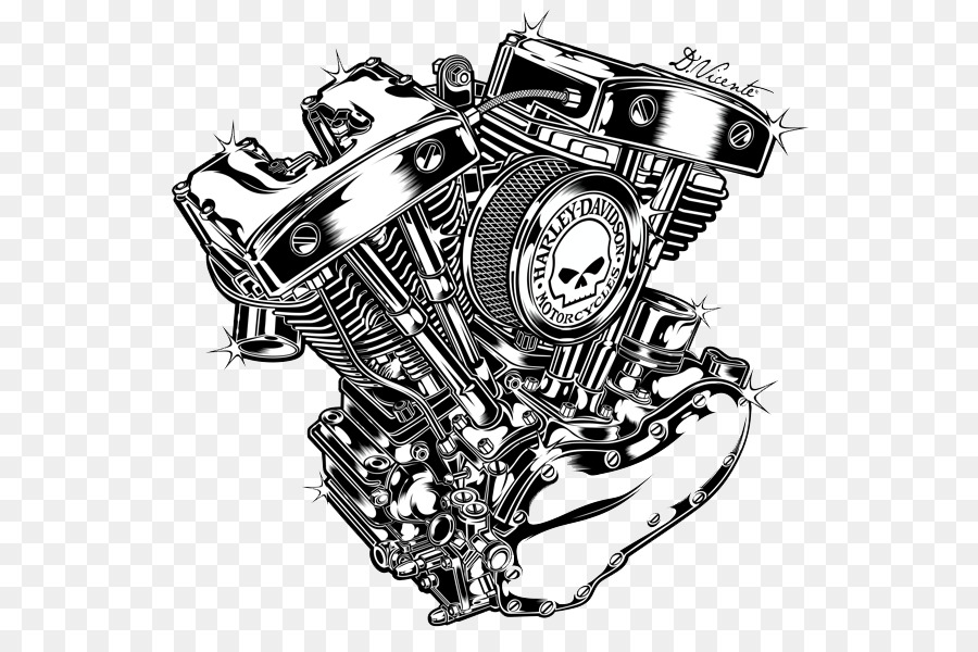 900x600 Motorcycle Engine V Twin Engine Harley Davidson - Harley Davidson Motorcycle Sketch