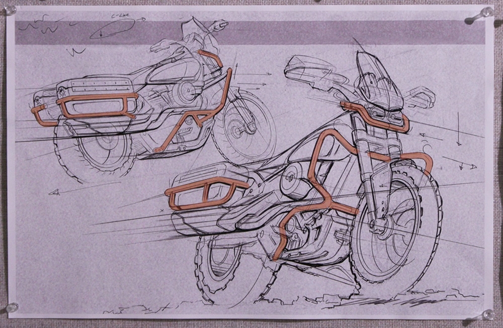 1000x653 A First Look - Harley Davidson Motorcycle Sketch