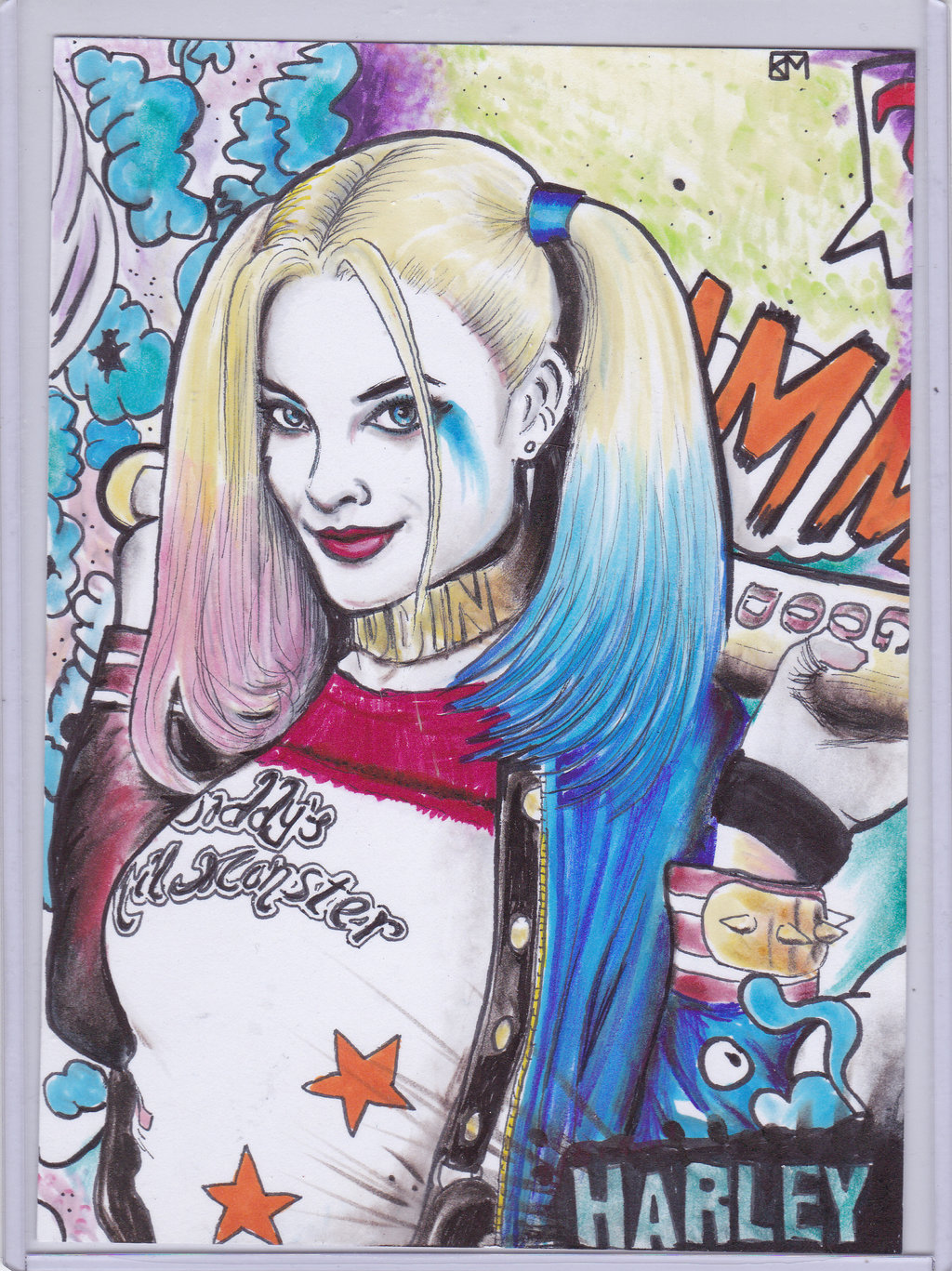 1024x1367 Harley Quinn Suicide Squad 5x7 Sketch Kevin Munroe By - Harley Quinn Sketch
