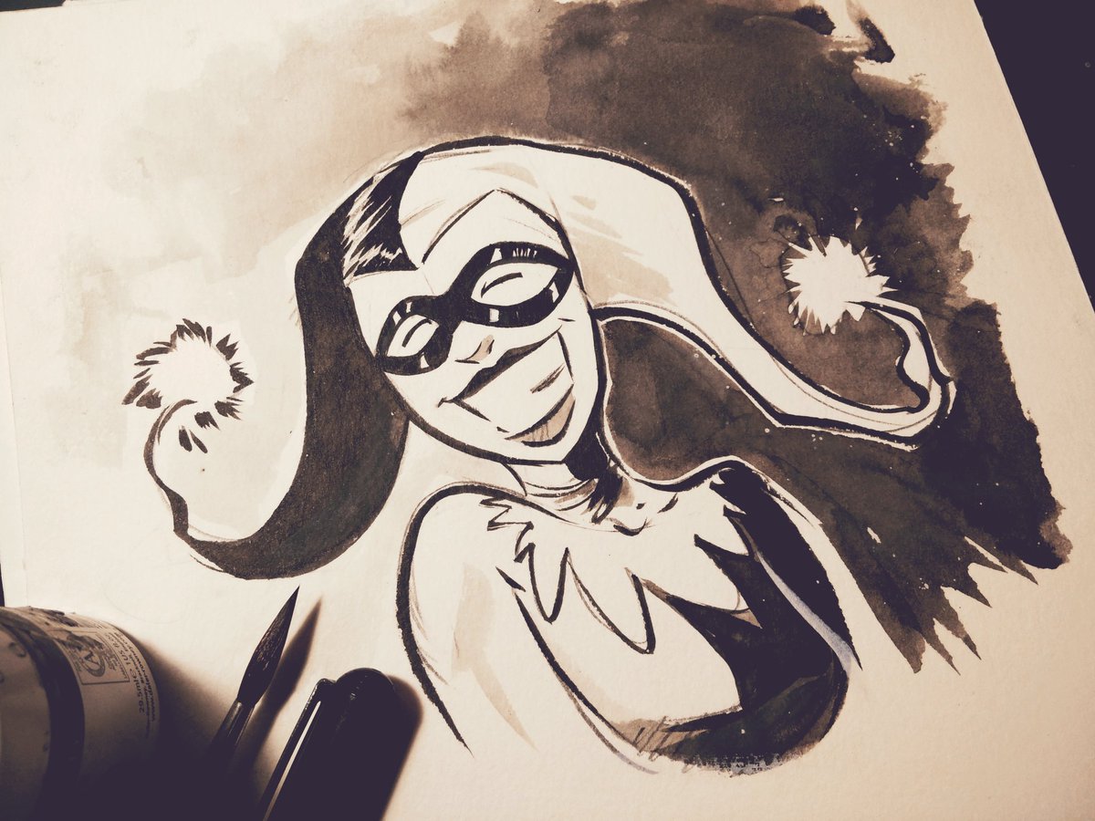 1200x900 Harley Sketch (Happy Suicide Squad Day) [Oc] [Fan Art] Comicbooks - Harley Sketch