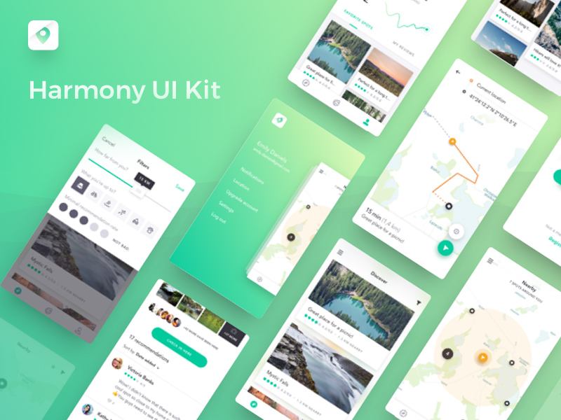 800x600 Harmony Ui Kit Sketch Freebie - Harmony Sketch