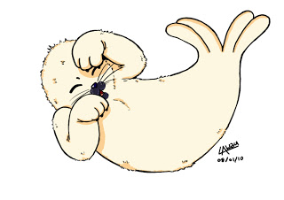 320x226 Laway Cartoons 008 - Harp Seal Sketch