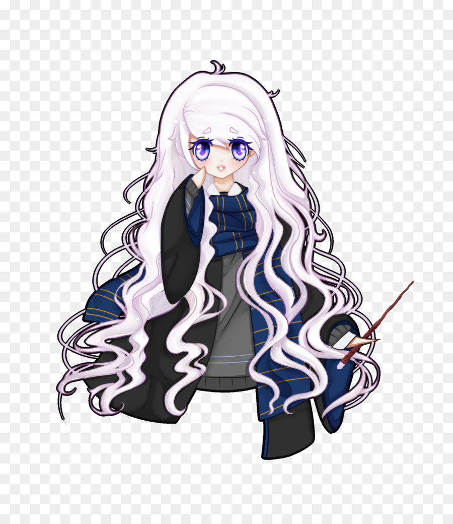 900x1040 Fashion Illustration Cartoon Cobalt Blue - Harry Potter Cartoon Sketch