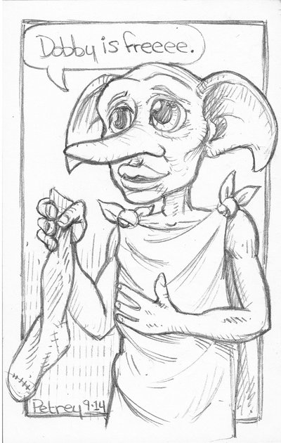 400x630 Harry Potter Cartoon Drawing - Harry Potter Cartoon Sketch