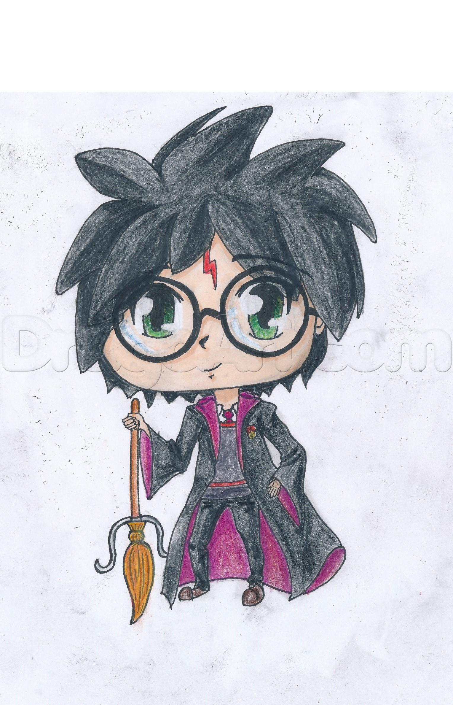 Harry Potter Cartoon Sketch At Paintingvalley Com Explore