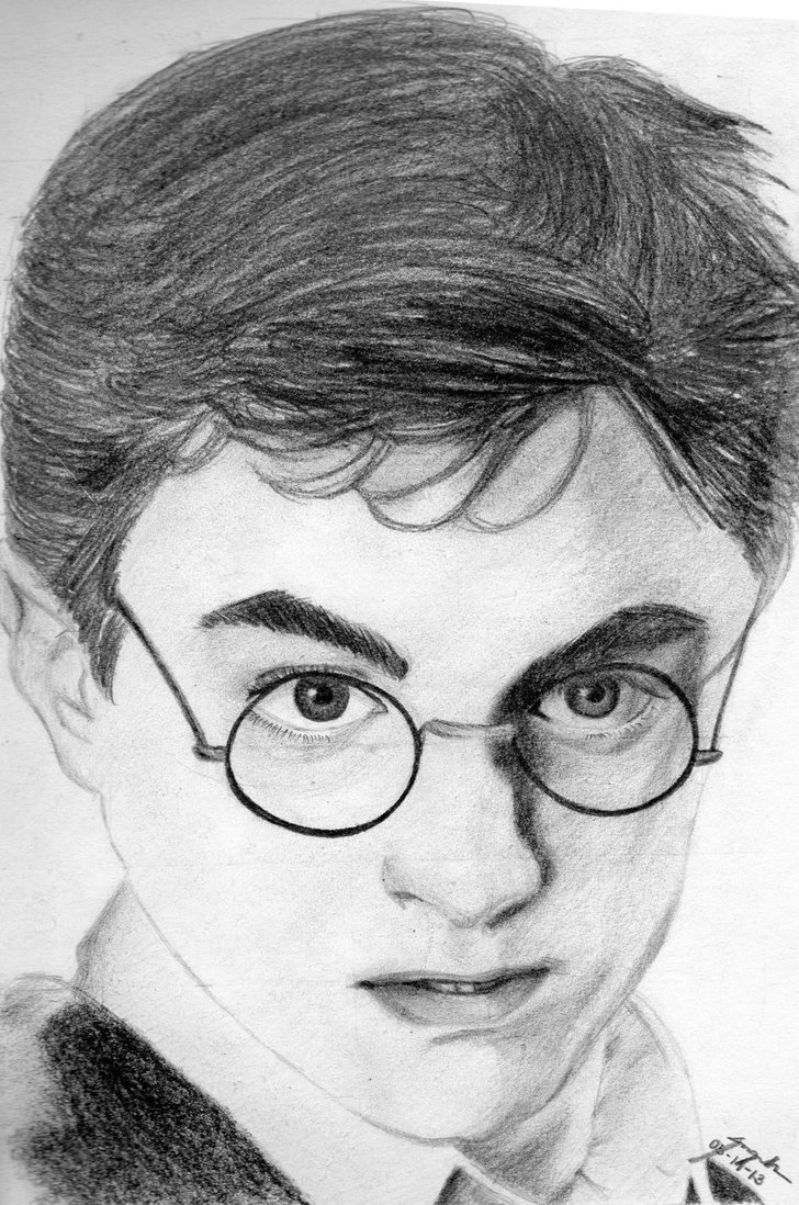 728x1098 Harry Potter Sketch By Butterflyinmaze - Harry Potter Sketch