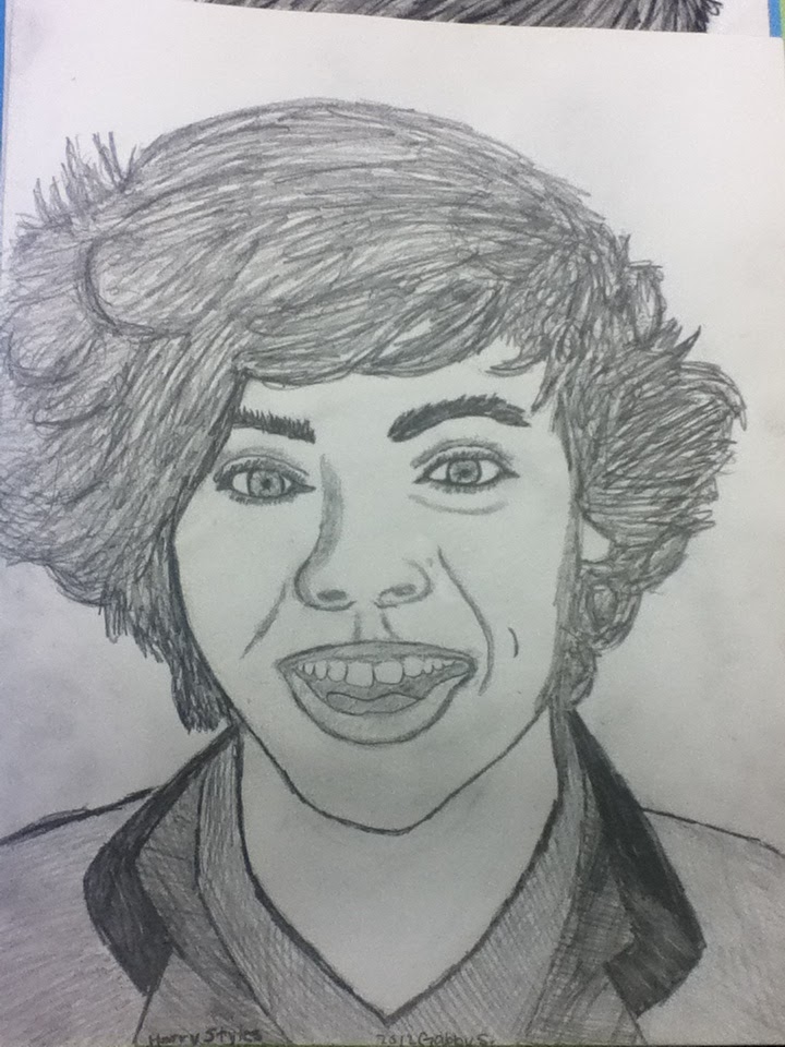 Harry Styles Sketch at PaintingValley.com | Explore collection of Harry