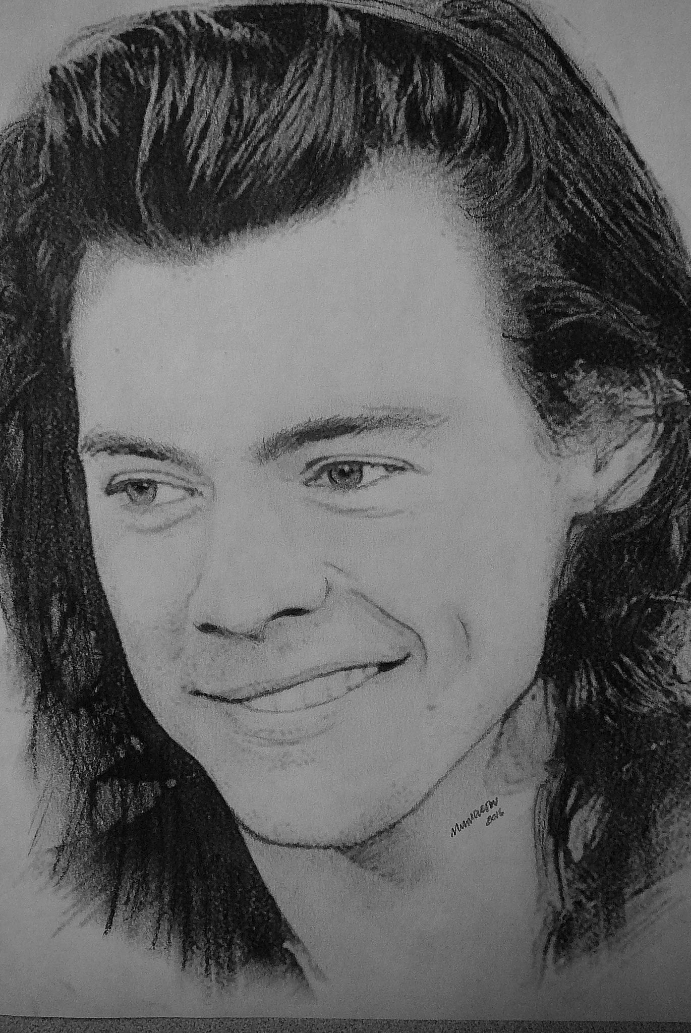 Simple Harry Styles Easy Drawing