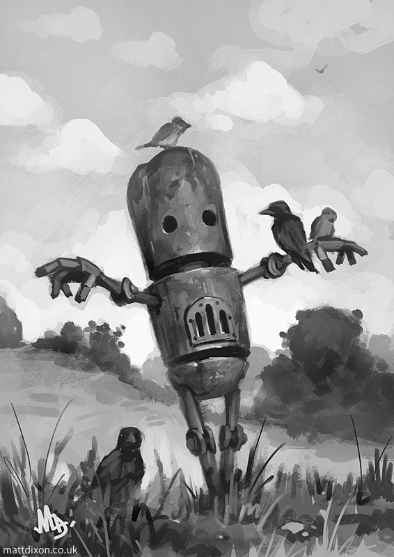 566x800 Harvest Sketch Artists Robot Art, Sketches And Robot - Harvest Sketch