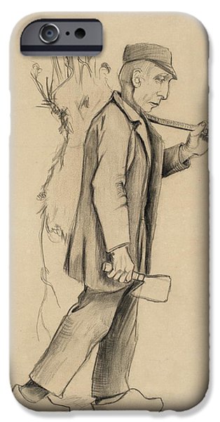 314x600 Hatchet Man Iphone 6 Cases Fine Art America - Hatchet Man Sketch