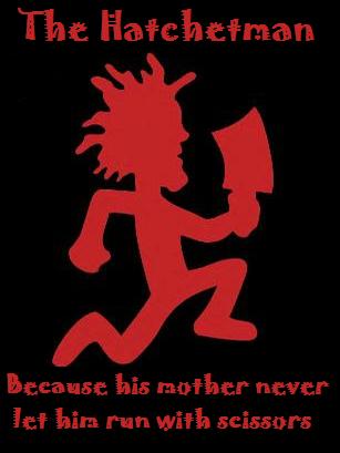 307x409 Hatchet Paintings - Hatchet Man Sketch