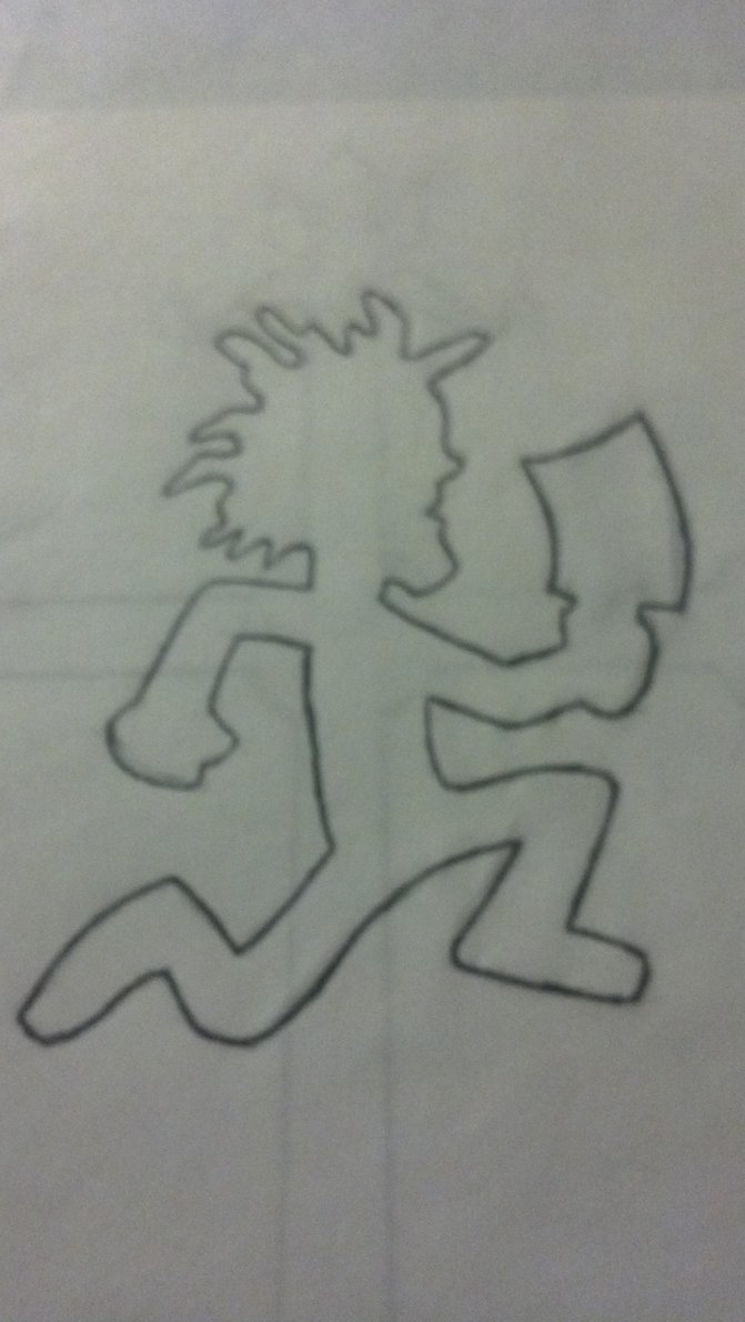 671x1190 Hatchetman Trace By Idiot1jerk2face3 - Hatchet Man Sketch