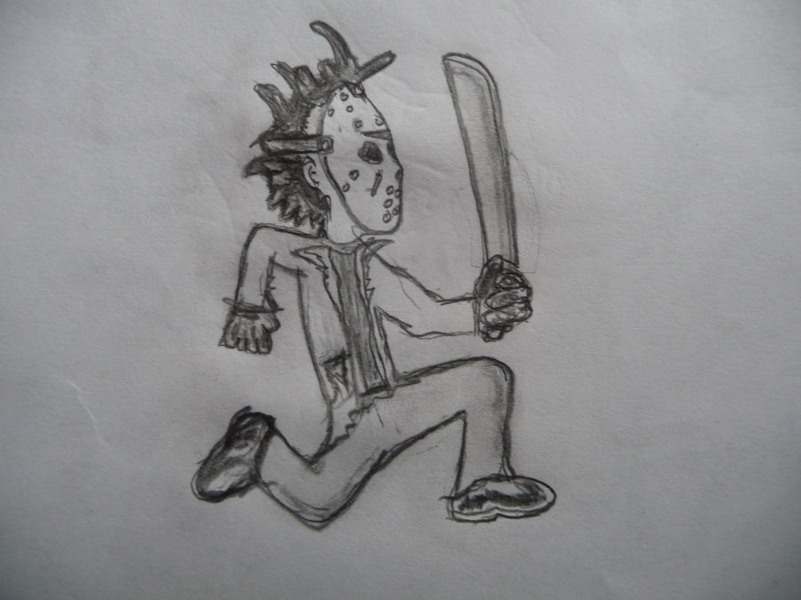 900x675 Jason Hatchetman By Justjuggalo - Hatchet Man Sketch