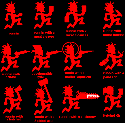 434x428 Juggalo Hatchet Man Tattoo Designs.gif Drawing - Hatchet Man Sketch