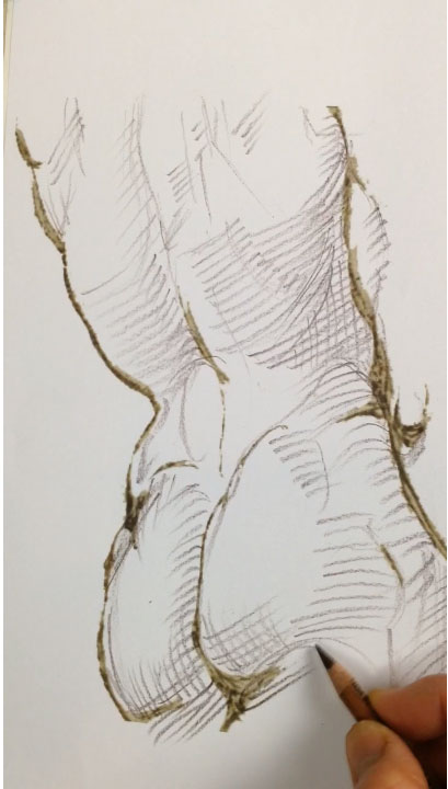 409x720 Hatching Tutorial - Hatching Sketch