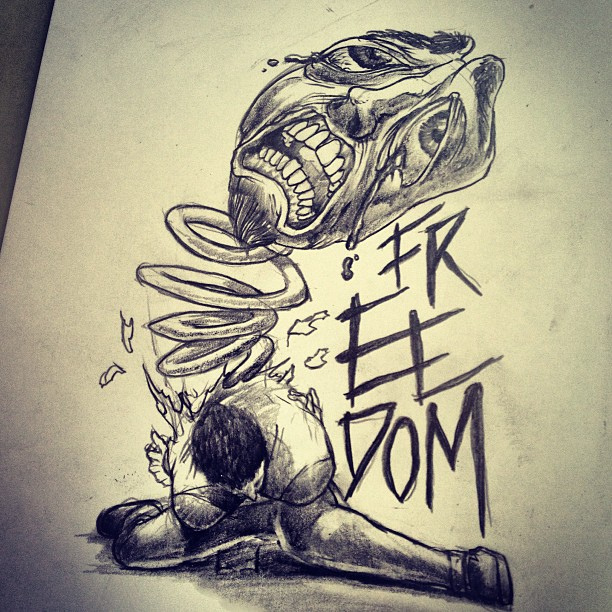 612x612 Hungry - Hate Sketch