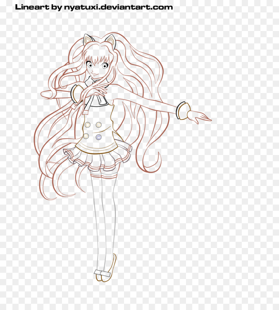 900x1000 Seeu Line Art Hatsune Miku Vocaloid Sketch - Hatsune Miku Sketch