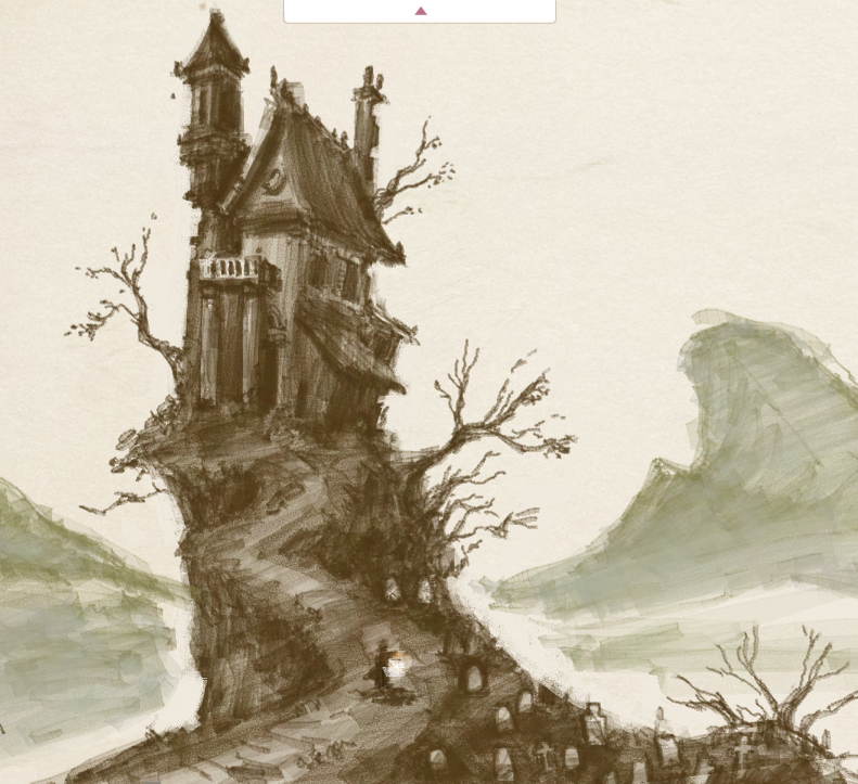 791x723 Drawn Haunted House Creepy House - Haunted House Sketch