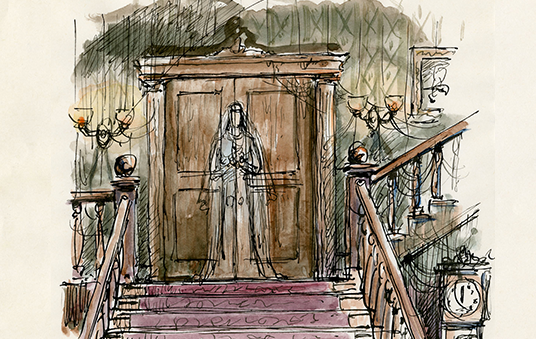 536x339 Must See Haunted Mansion Concept Art - Haunted Mansion Sketch