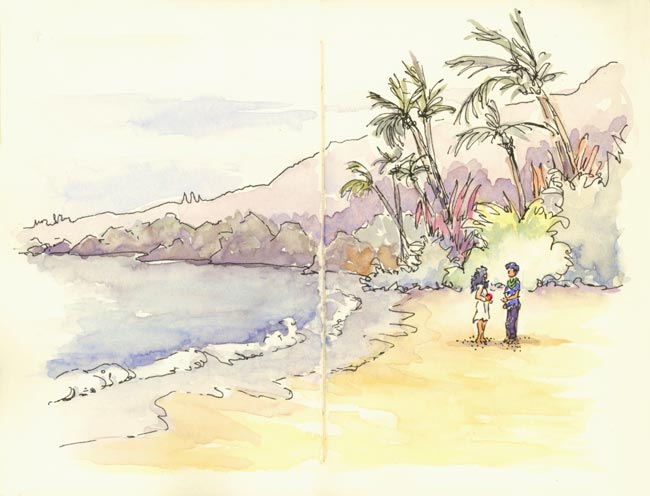 650x496 Hawaii Sketchbook Sketching And Sketchbooks - Hawaii Sketch