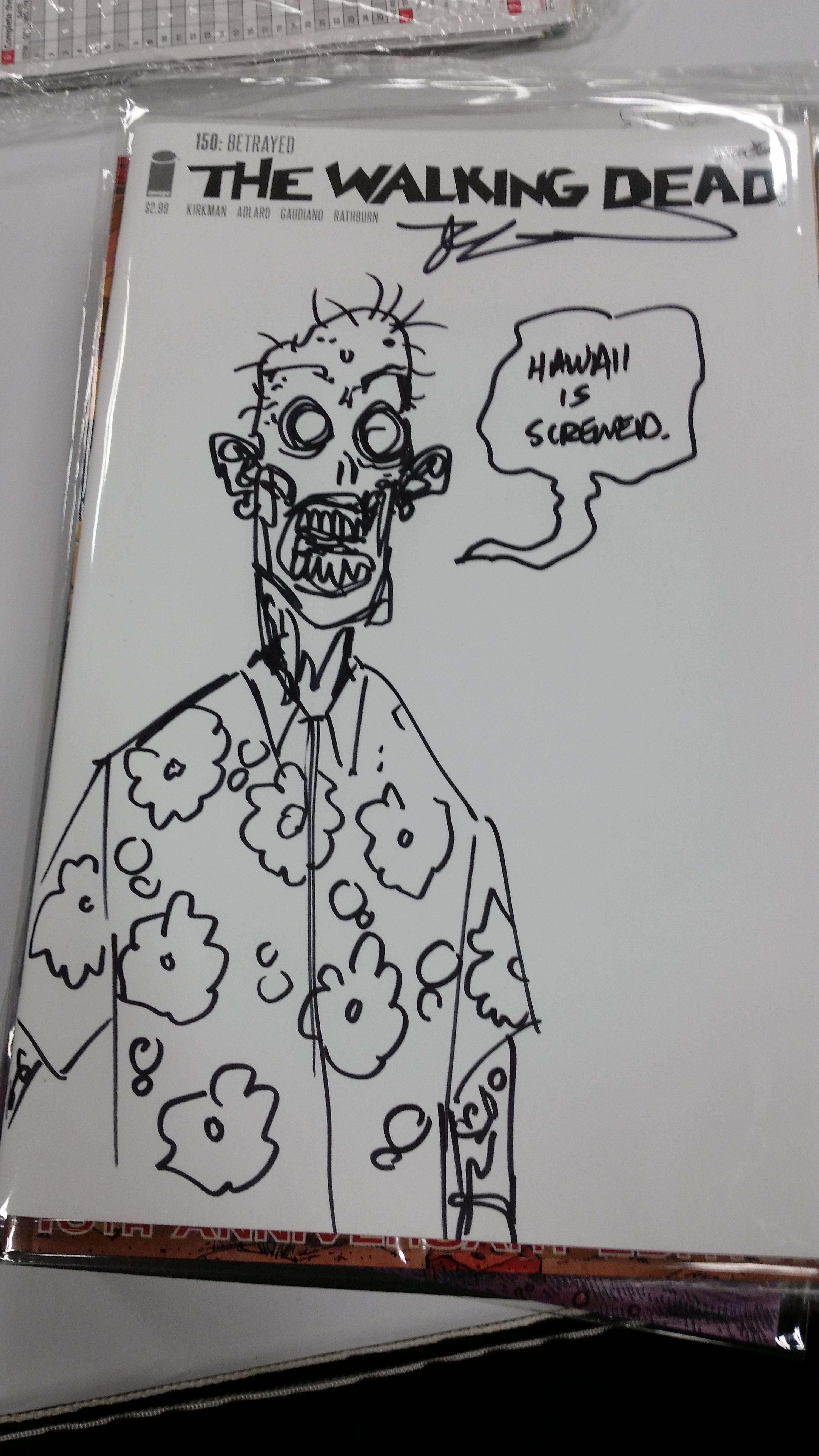 2988x5312 Robert Kirkman Drew Me This Sketch - Hawaii Sketch