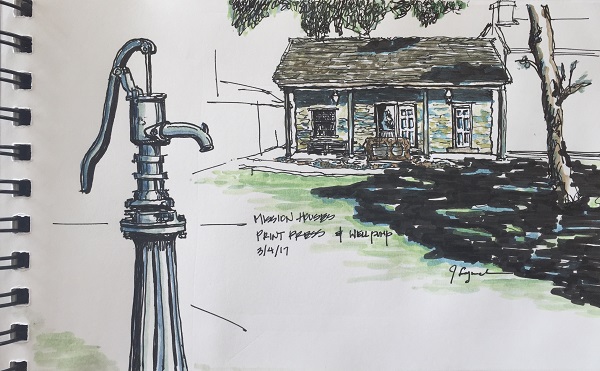 600x371 Saturday Sketch Hawaiian Mission Houses Art Amp History Event - Hawaii Sketch