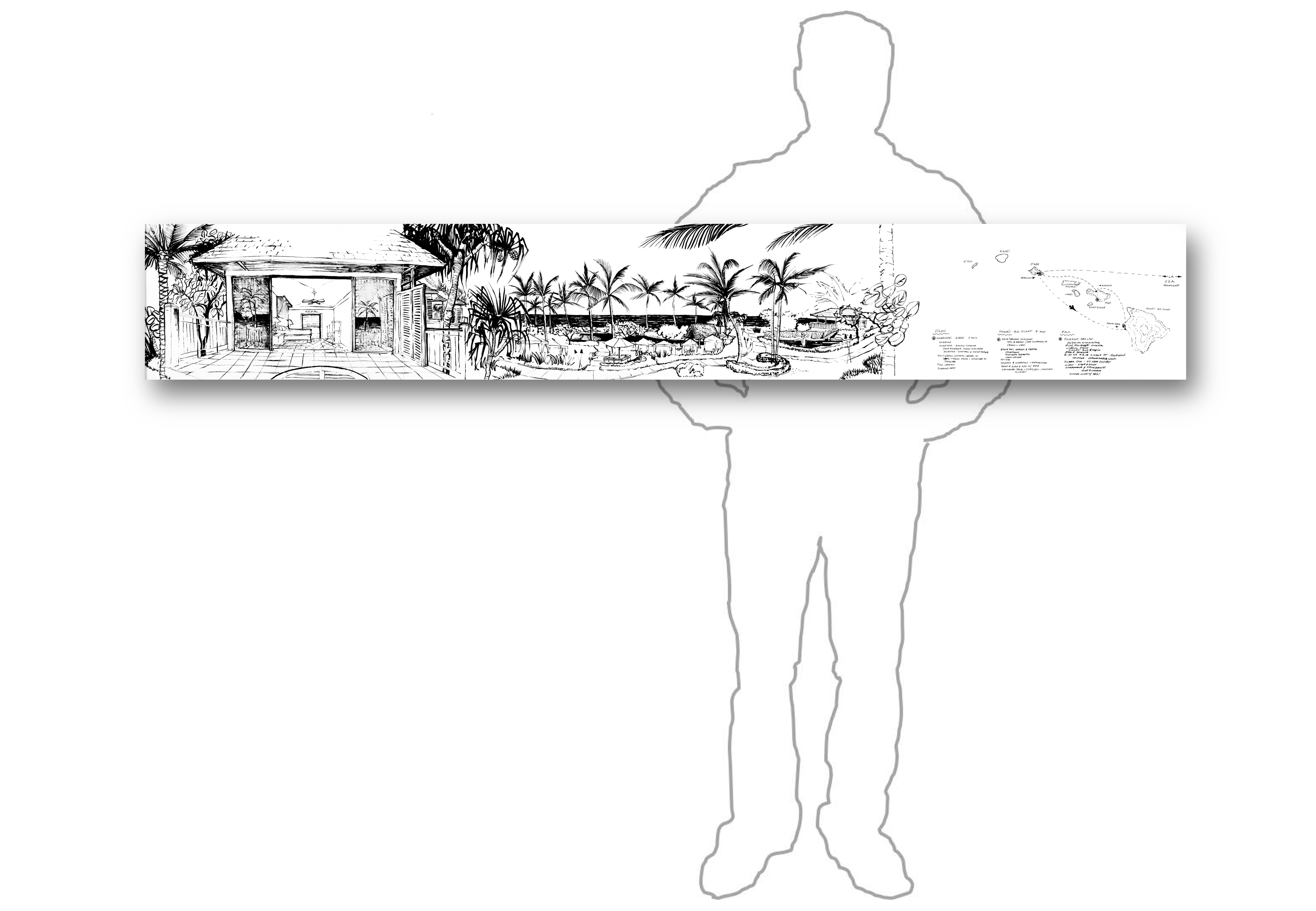 5067x3508 Hawaii Bungalow Design Sustainability Learn From Looking - Hawaiian Islands Sketch