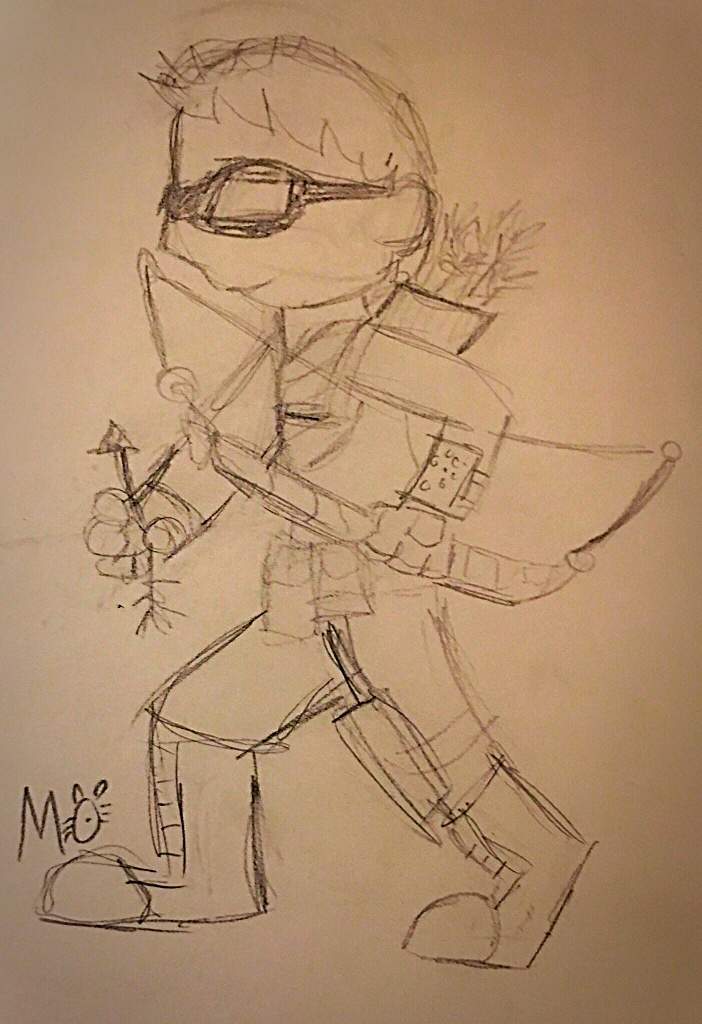 702x1024 Hawkeye Sketch - Hawkeye Sketch