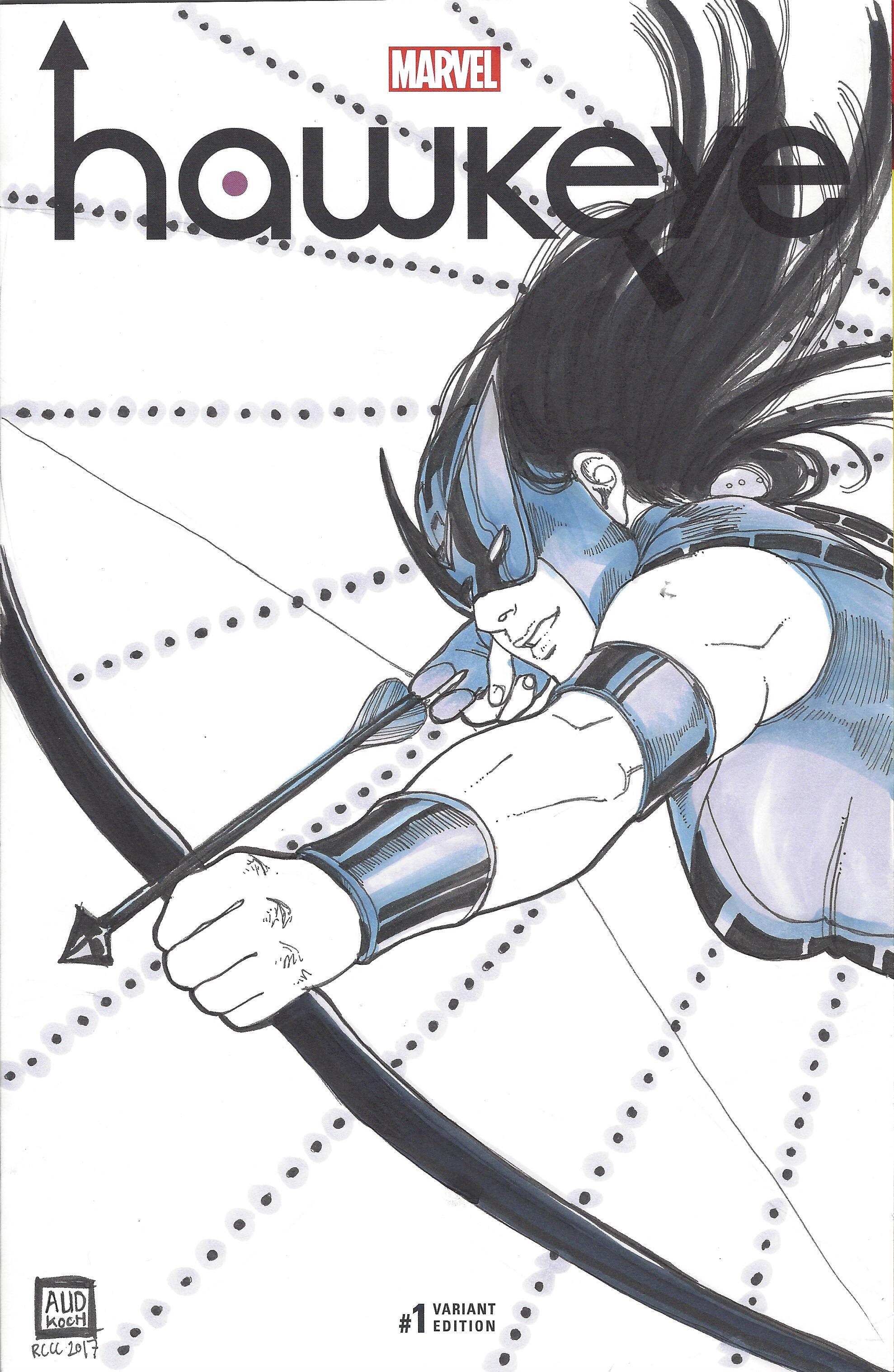 1978x3036 I Got This Sweet Hawkeye Sketch Cover By Aud Koch - Hawkeye Sketch