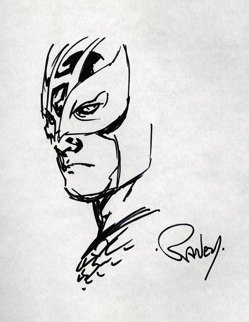 494x640 New York Comic Con 2011 Sketch Book Hawkeye By Tom Raney - Hawkeye Sketch