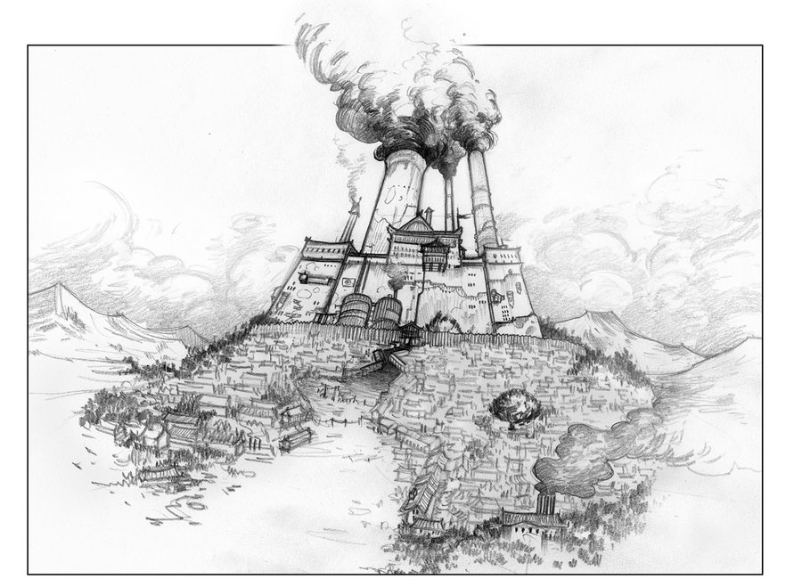 900x659 Hayao Miyazaki Book Urbanisme By Davidalvarezart - Hayao Miyazaki Sketches