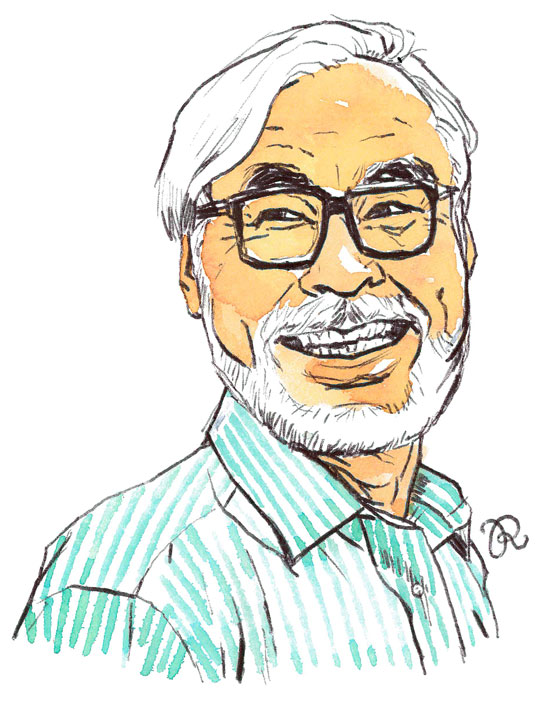 550x702 Master Spotlight Hayao Miyazaki Illustration Friday - Hayao Miyazaki Sketches