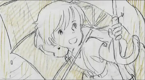 500x277 Boceto Original De Mi Vecino Totoro, Por Hayao Miyazaki - Hayao Miyazaki Sketches