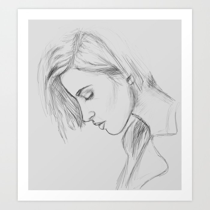 700x700 Hayley Williams Art Print By Asirrisa Society6 - Hayley Williams Sketch