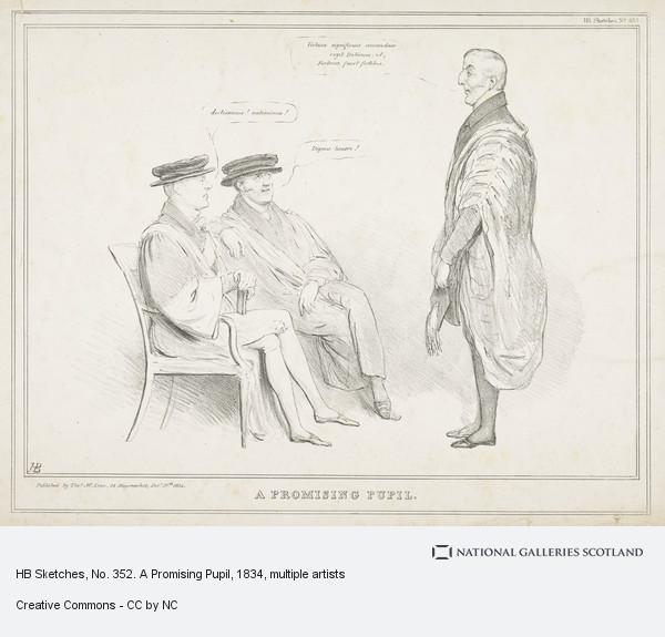 600x575 Hb Sketches, No. 352. A Promising Pupil National Galleries Of - Hb Sketch