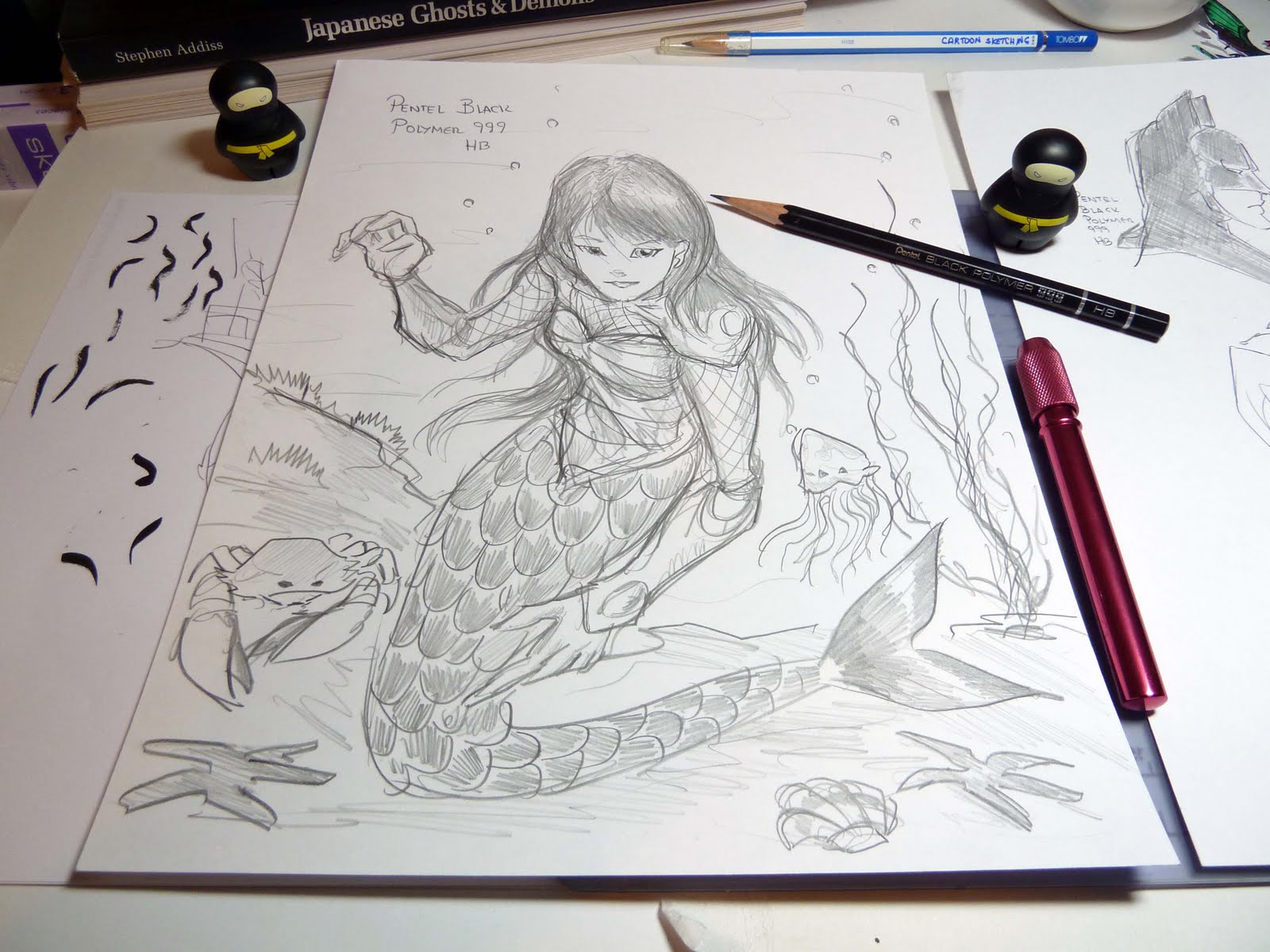 1600x1200 Sketching With The Pentel Black Polymer 999 Hb Pencil Art - Hb Sketch