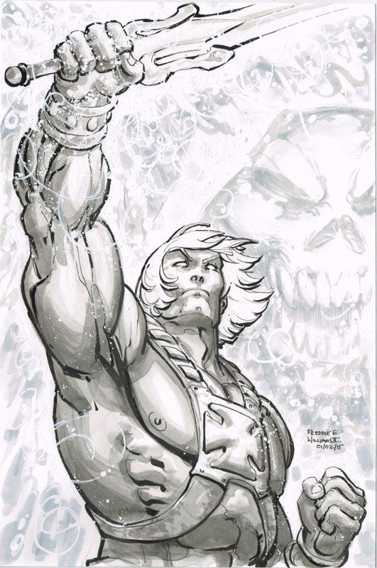 531x800 He Man By Freddie E. Williams Ii Eternian Stuff - He Man Sketch