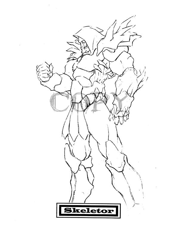 600x757 He - He Man Sketch