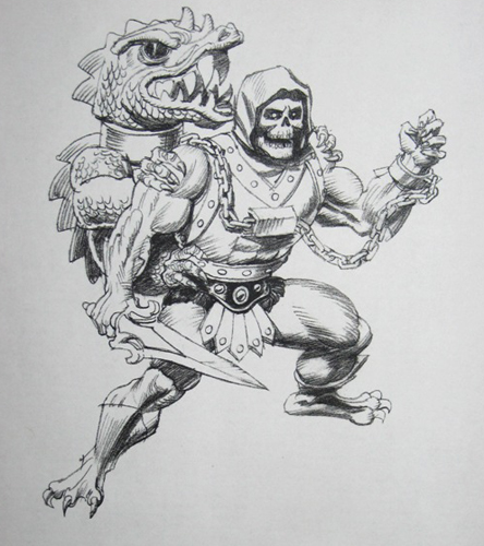 444x500 He Gt Toys Gt Prototypes Amp Concept Art Gt Preliminary Package - He Man Sketch