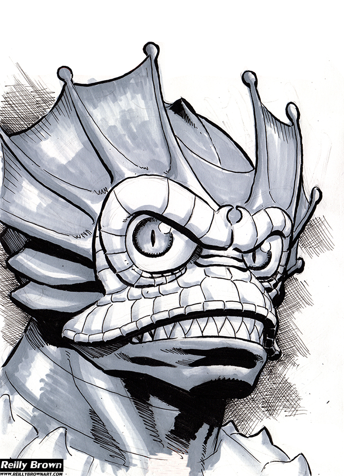 700x967 More He Man Reilly Brown - He Man Sketch